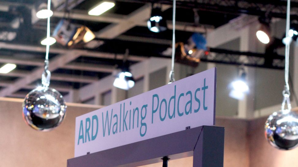 ARD Walking Podcast IFA 2022 (Quelle: rbb)