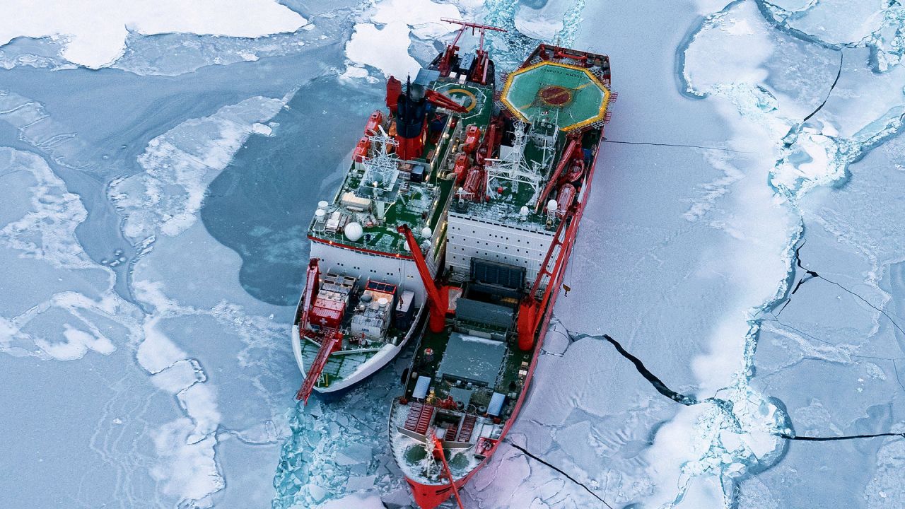 Die Polarstern von oben - Expedition Arktis (Quelle: rbb)