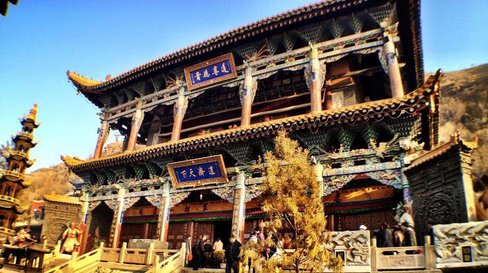 14.11.2012 - Das Kloster Beishan in Xining; Quelle: Ingo Aurich