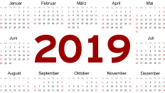 Terminplan 2019 (Quelle: colourbox/rbb)