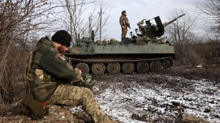 Ukrainische Soldaten. Bild: ANATOLII STEPANOV/AFP