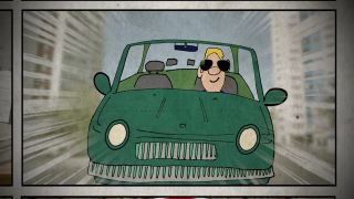 Filmstill des Cartoons Führerscheinlos (Quelle: rbb)