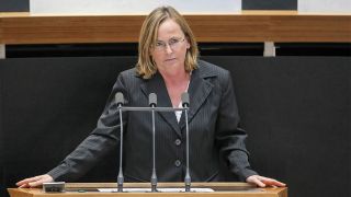 Jutta Matuschek, Sprecherin der Linksfraktion für Wirtschaft (Quelle: Imago / Olaf Wagner)