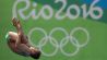 Ein Turmspringer bei der Olympiade in Rio (Quelle: Imago/ ZUMAu78)