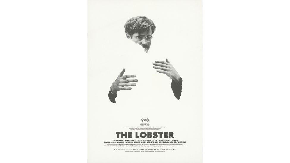Filmplakat: Vasilis Marmatakis, The Lobster, 2015. (Quelle: Staatliche Museen zu Berlin, Kunstbibliothek / Dietmar Katz)