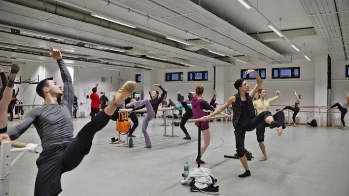 Training im Ballettsaal