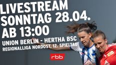 Pretafel Livestream Union Berlin - Hertha BSC Frauen Regionalliga Nordost (Quelle: IMAGO / Matthias Koch)