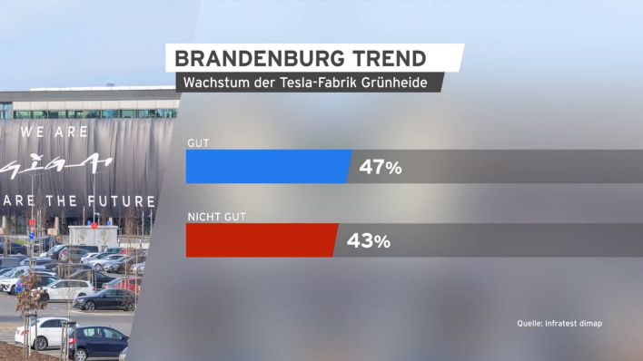 Brandenburg Trend - Tesla. (Quelle: rbb)