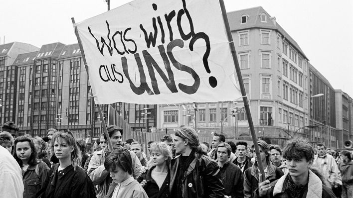Demonstration im Frühsommer 1990 | rbb/Andreas Rost