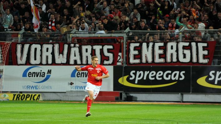 Nils Petersen, Top-Torjäger des FC Energie Cottbus in der Saison 2010/11 (Quelle: IMAGO / Matthias Koch)