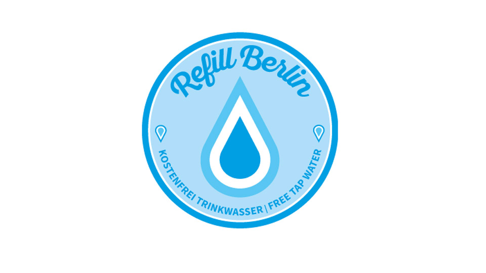 Der "Refill-Berlin"-Aufkleber (Quelle: Refill Berlin)