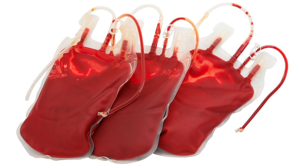 Blutbeutel - Blutspende - Bluttransfusion - Leben retten - Foto: Colourbox