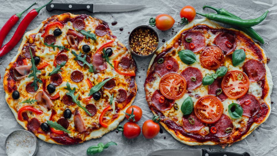 Salami Pizza, Foto: Colourbox
