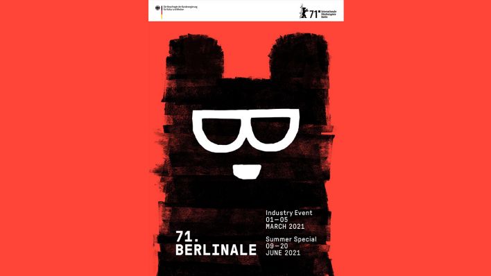 Plakat Berlinale 2021 foto: Internationale Filmfestspiele Berlin/Claudia Schramke Berlin