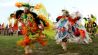 Indianer beim Tanzen (Quelle: dpa)
