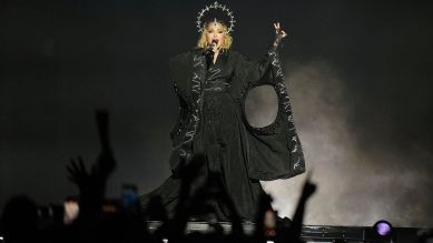 Madonna in Rio de Janeiro, Brasilien, 04.05.24 © Silvia Izquierdo/ASSOCIATED PRESS / dpa