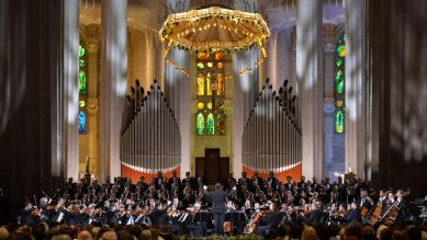 Berliner Philharmoniker - Europakonzert 2023 in der Sagrada Famila; © Monika Rittershaus