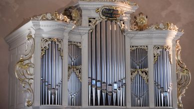 Brandenburger Orgelmonat: Französische Kirche Potsdam am 04.10.2014, Grüneberg-Orgel; Foto: © Claudius Pflug