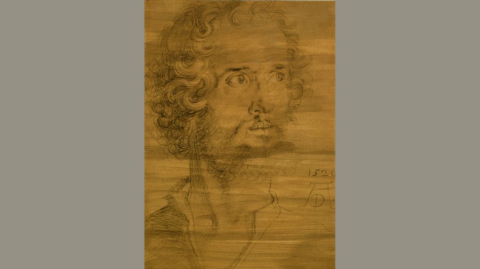 Albrecht Dürer: Kopf des hl. Markus © Staatliche Museen zu Berlin, Kupferstichkabinett / Jörg P. Anders