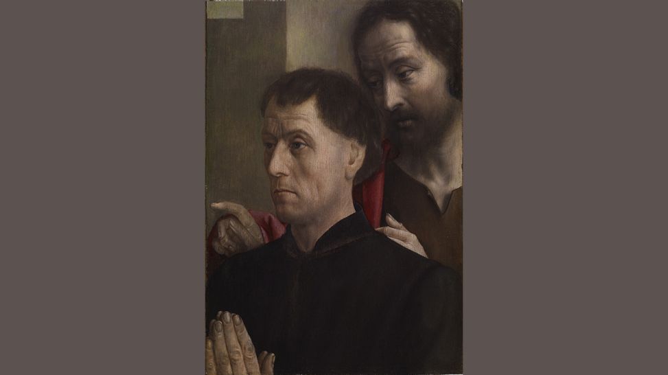 Hugo van der Goes: Bildnis eines Mannes mit Johannes dem Täufer © The Walters Art Museum, Baltimore