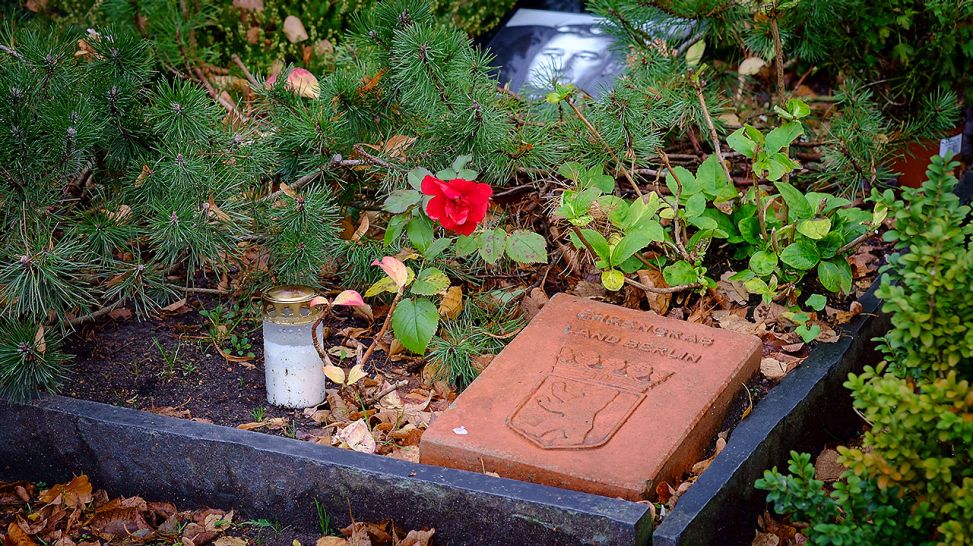 Ehrengrab von Helmut Newton; Foto: Gregor Baron