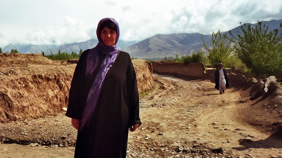 Ingeborg Baldauf in Kishim, Afghanistan 2008; © Privat