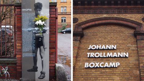 Johann Trollmann – Gedenktafel und Boxcamp; © Ania Koslowski