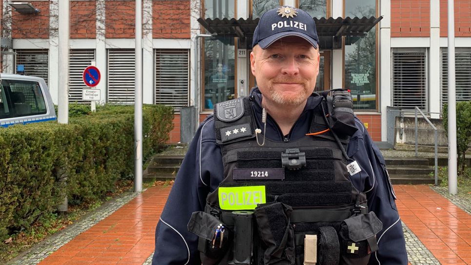 Auf Streife mit der Berliner Polizei: Polizeihauptkommissar Thomas Stetefeld; © Carl Winterhagen