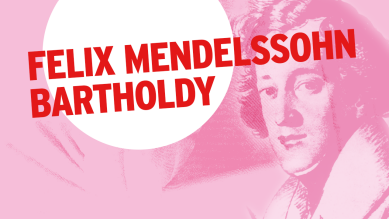 Felix Mendelssohn Bartholdy mit Text; Quelle dpa/rbb