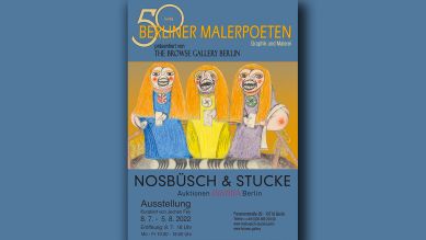 50 Jahre Malerpoeten – Plakat; © Nosbüsch und Stucke
