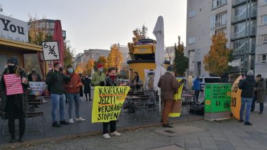 Der Investor: Demo "Stopp Heimstaden"; © Niklas Münch