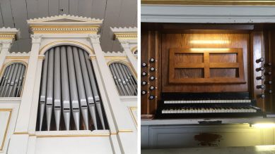 Orgel von Albert Hollenbach in der Kreuzkirche Neustadt/Dosse © Ulrike Jährling