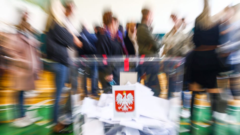 Wahl zum polnischen Parlament © picture alliance/ NurPhoto/ Beata Zawrzel