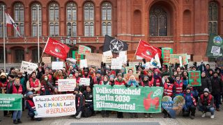 Klimaneustart – Demo vor dem Roten Rathhaus 22.11.22; © klimaneustart.berlin