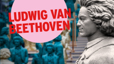 Ludwig van Beethoven; Montage: rbbKultur