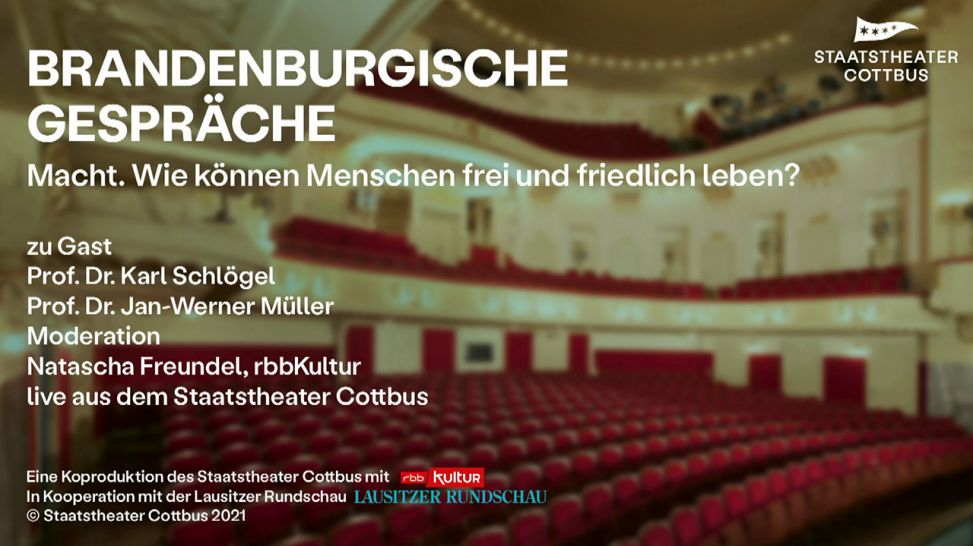 Brandenburgische Gespräche: Macht; © Staatstheater Cottbus