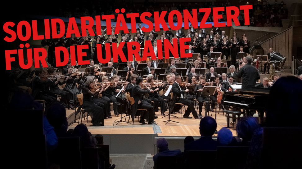 Solidaritätskonzert für die Ukraine – DSO Berlin live in der Philharmonie © Paul Zinken/dpa