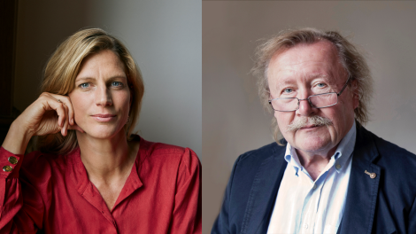 Maja Göpel und Peter Sloterdijk (© Anja Weber / Antonia Jacobsen)
