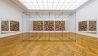 Ausstellungsansicht "Gerhard Richter. Portraits. Glas. Abstraktionen" © Gerhard Richter 2022, Staatliche Kunstsammlungen Dresden, Foto: David Pinzer