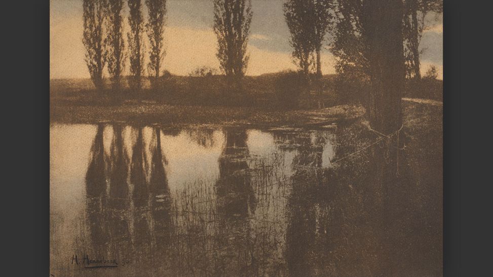 Hugo Henneberg Nach Sonnenuntergang, 1898 oder früher © Photoinstitut Bonartes, Wien