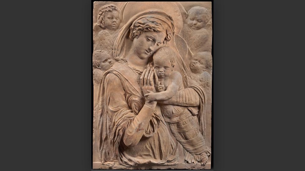 Donatello, Maria mit dem Kind (Cherubim-Madonna), um 1440–45 © Staatliche Museen zu Berlin, Skulpturensammlung und Museum für Byzantinische Kunst / Antje Voigt