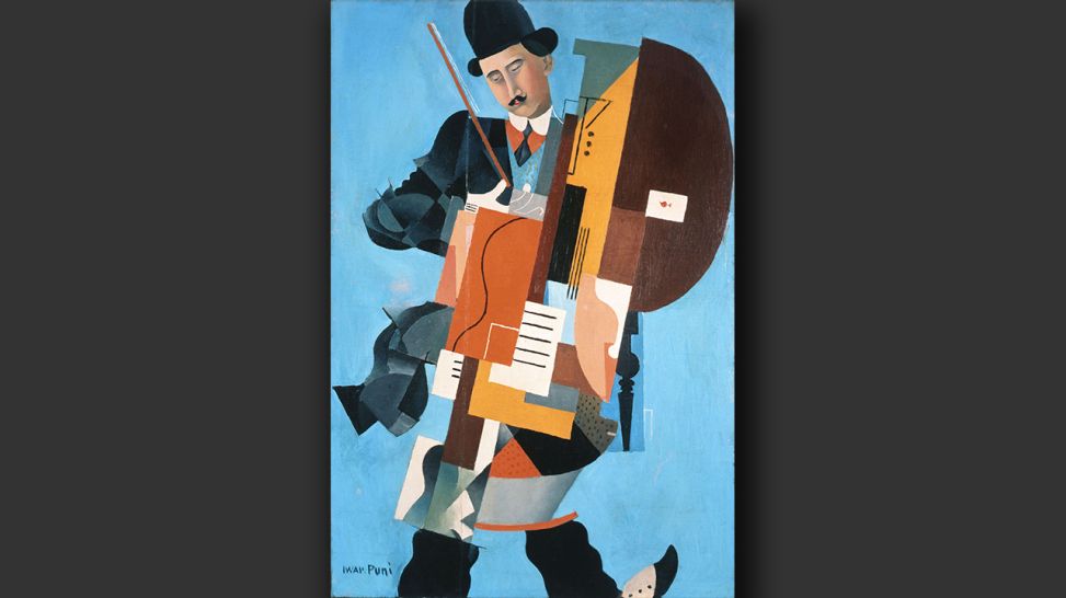 Iwan Puni, Synthetischer Musiker, 1921; © VG Bild-Kunst, Bonn 2020