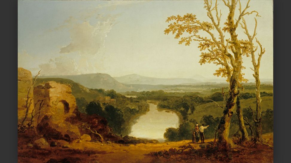 Richard Wilson, Landschaft mit Flusstal, 18. Jh. © Staatliche Museen zu Berlin, Gemäldegalerie / Jörg P. Anders