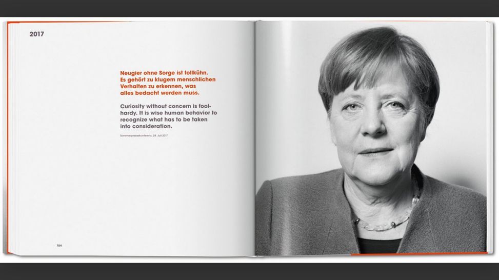 Herlinde Koelbl: Angela Merkel. Portraits 1991–2021 © Herlinde Koelbl/ Taschen/ www.taschen.com