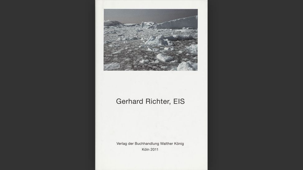 Eis, Köln: Verlag der Buchhandlung Walther König, 2011, Staatliche Museen zu Berlin, Kunstbibliothek, © Gerhard Richter 2022, Foto: Dietmar Katz