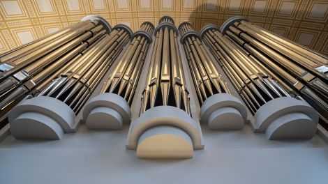 Orgelkonzert am 25. Oktober 2020 in der Nikolaikirche Potsdam; © Oliver Ziebe