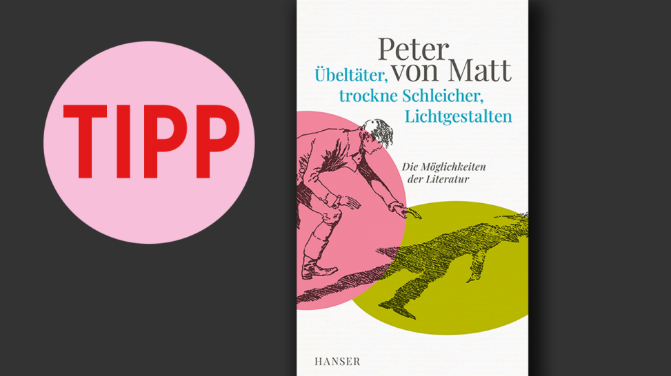Peter von Matt: Übeltäter, trockne Schleicher, Lichtgestalten; Montage: rbbKultur