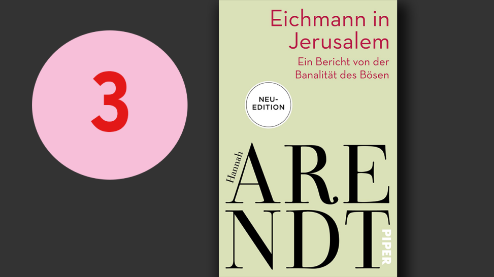 Hannah Arendt: Eichmann in Jerusalem; Montage: rbbKultur