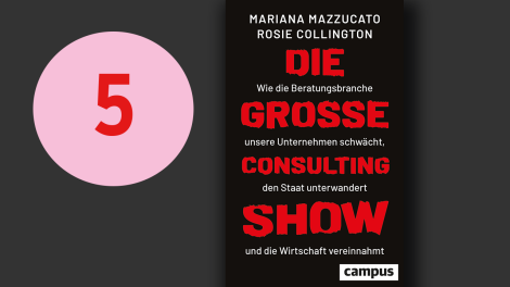 Marianna Mazzucato / Rosie Collington: Die große Consulting Show; Montage: rbbKultur