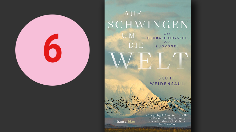 Scott Weidensaul: Auf Schwingen um die Welt; © Verlag hanserblau